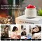 Wax Melt Burner Ceramic 3-in-1 Oil Burner Electric Wax Melter Fragrance Warmer for Home Office Bedroom Aromatherapy Gift& Décor (White Leaves)